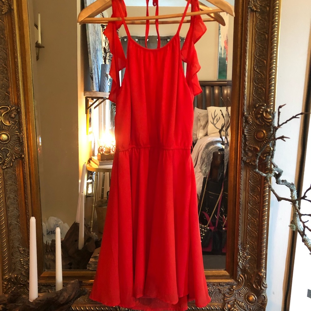 Lovely Burnt Orange Dress